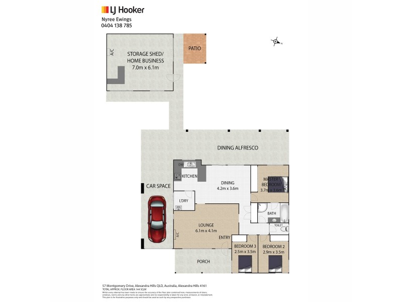 57 Montgomery Drive, Alexandra Hills QLD 4161 Floorplan