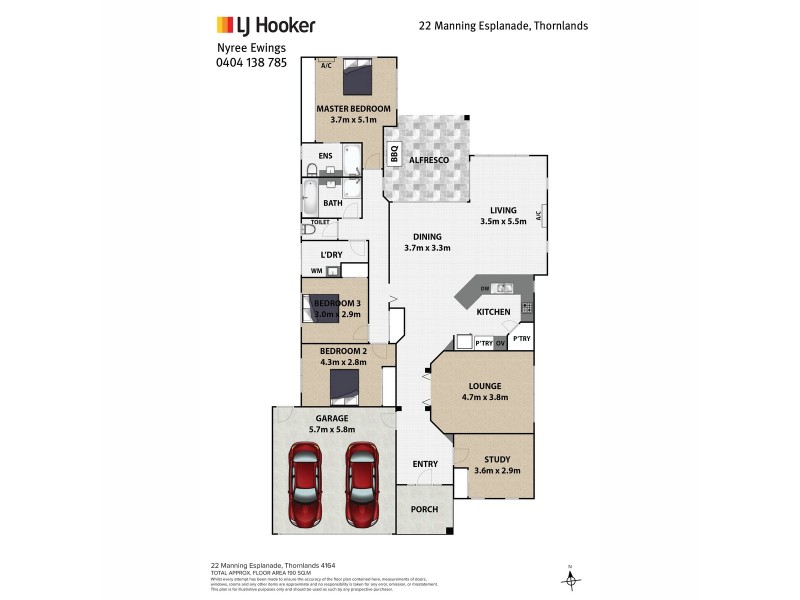 22 Manning Esplanade, Thornlands QLD 4164 Floorplan