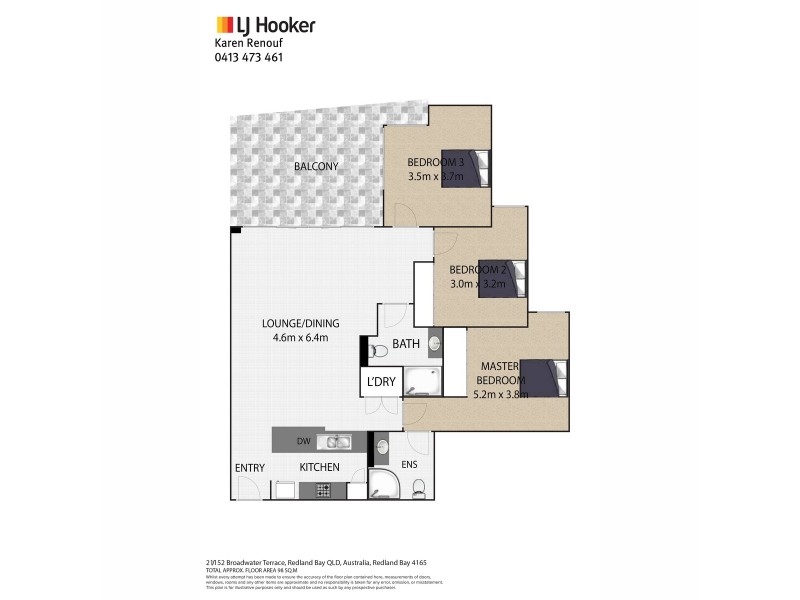 21/152 Broadwater Terrace, Redland Bay QLD 4165 Floorplan