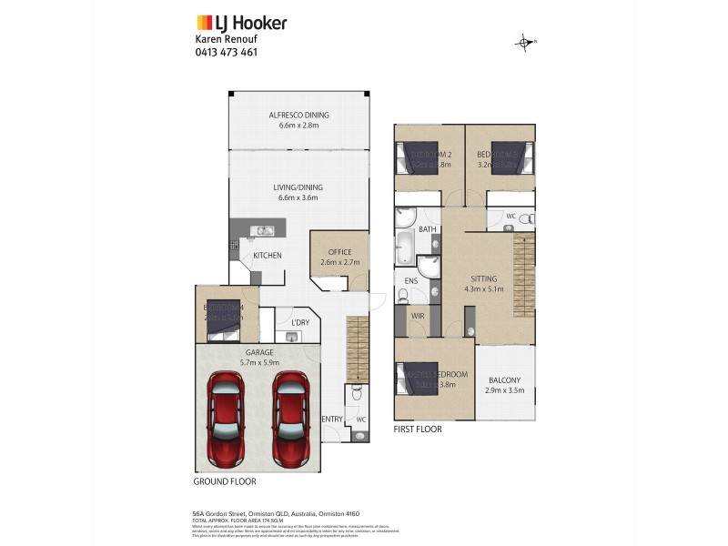 56A Gordon Street, Ormiston QLD 4160 Floorplan