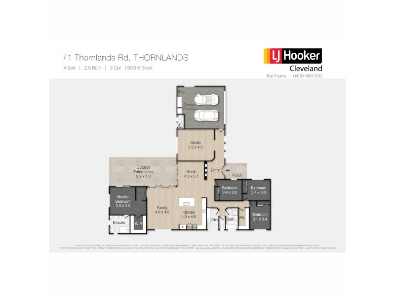 71 Thornlands Road, Thornlands QLD 4164 Floorplan