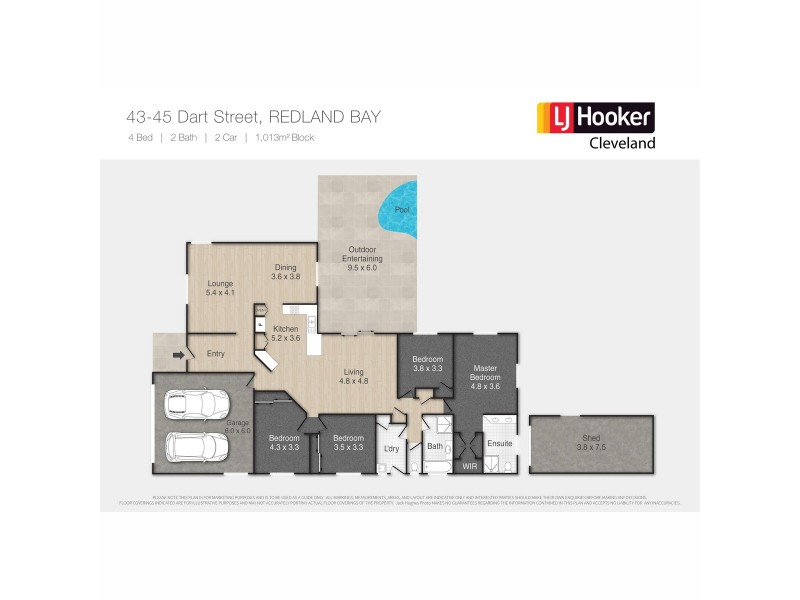 43-45 Dart Street, Redland Bay QLD 4165 Floorplan