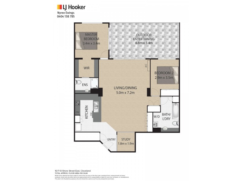 10/7-13 Shore Street East, Cleveland QLD 4163 Floorplan