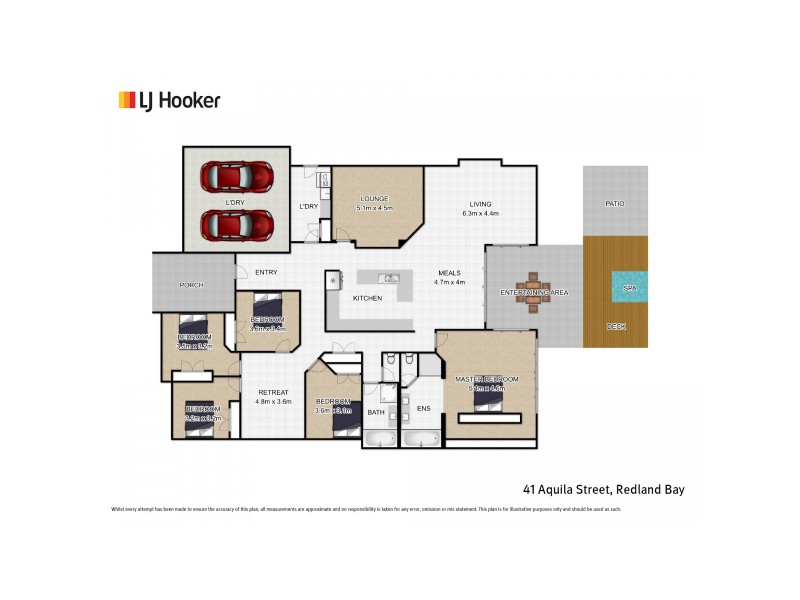 41 Aquila Street, Redland Bay QLD 4165 Floorplan
