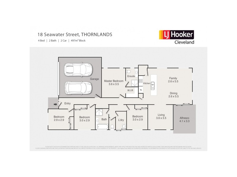 18 Seawater Street, Thornlands QLD 4164 Floorplan