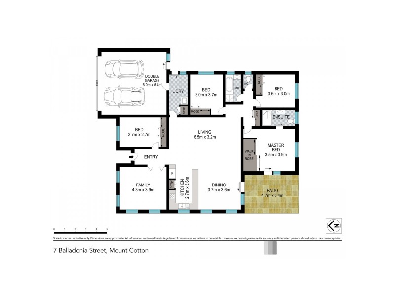7 Balladonia Street, Mount Cotton QLD 4165 Floorplan