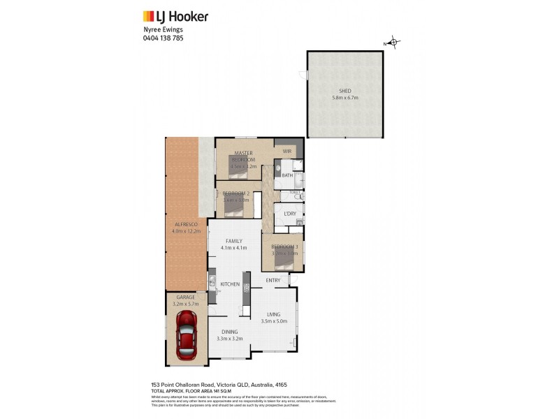 153 Point O’Halloran Road, Victoria Point QLD 4165 Floorplan