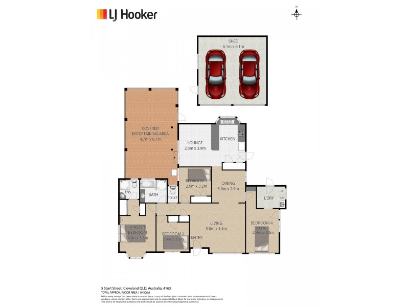5 Sturt Street, Cleveland QLD 4163 Floorplan