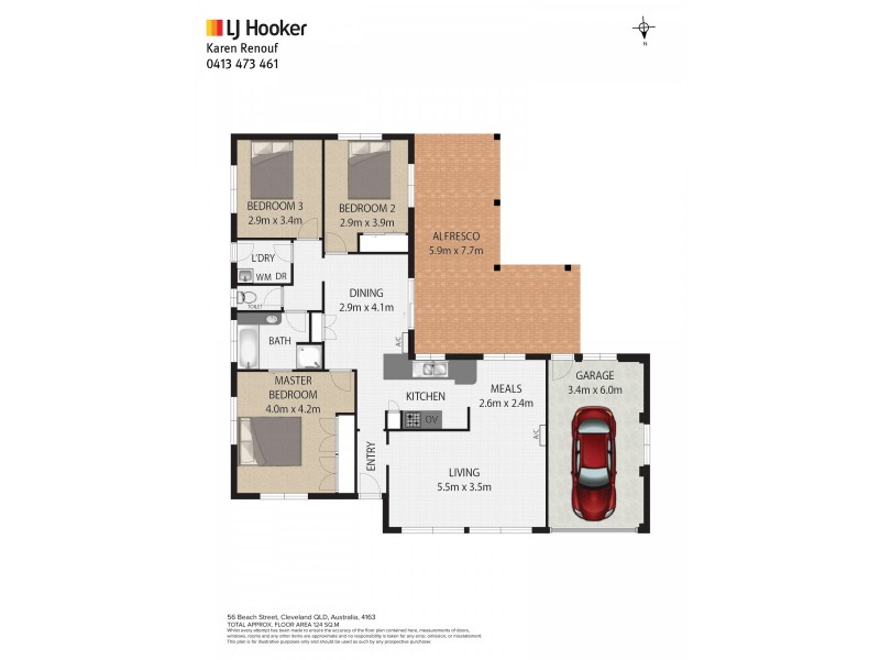 56 Beach Street, Cleveland QLD 4163 Floorplan