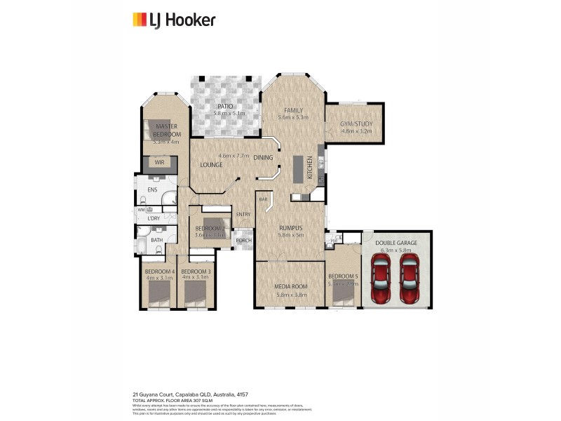 21 Guyana Court, Capalaba QLD 4157 Floorplan