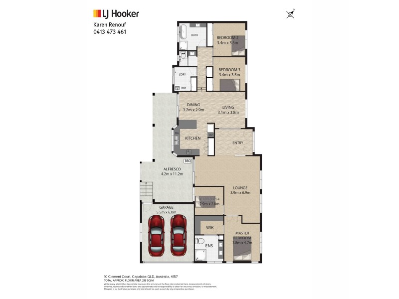 10 Clement Court, Capalaba QLD 4157 Floorplan