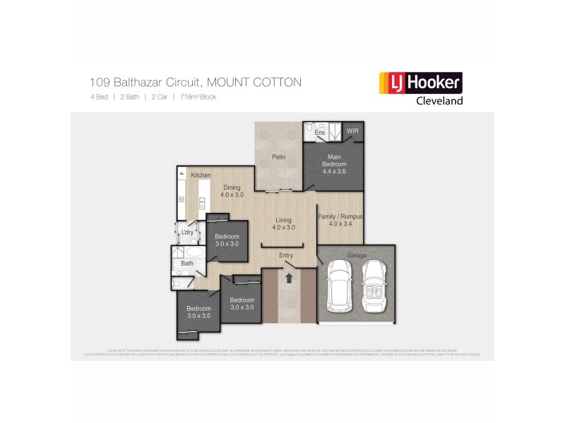 109 Balthazar Circuit, Mount Cotton QLD 4165 Floorplan