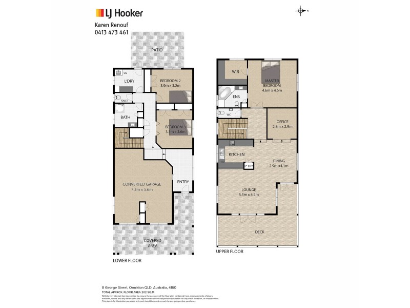 8 George Street, Ormiston QLD 4160 Floorplan