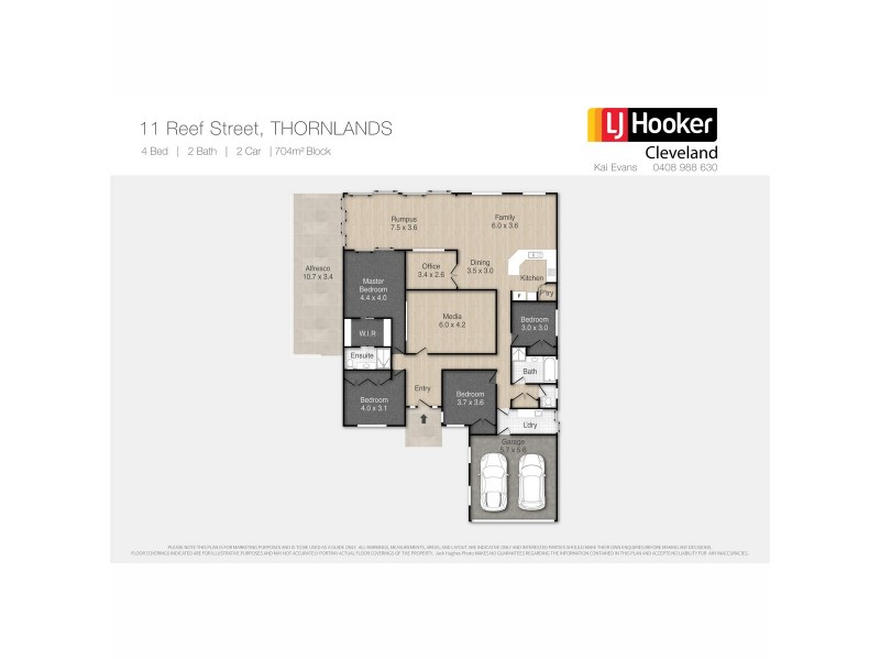 11 Reef Street, Thornlands QLD 4164 Floorplan