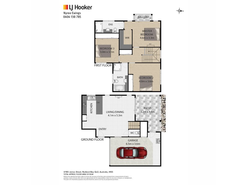4/190 James Street, Redland Bay QLD 4165 Floorplan