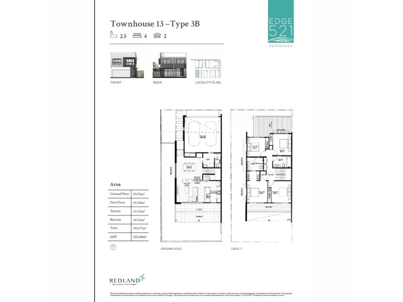 3/521 Old Cleveland Road East, Birkdale QLD 4159 Floorplan