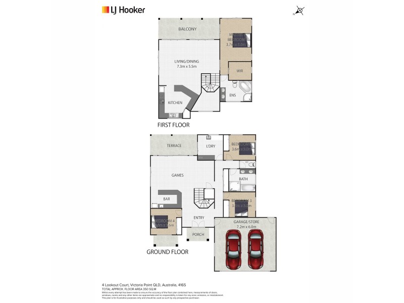 4 Lookout Court, Victoria Point QLD 4165 Floorplan