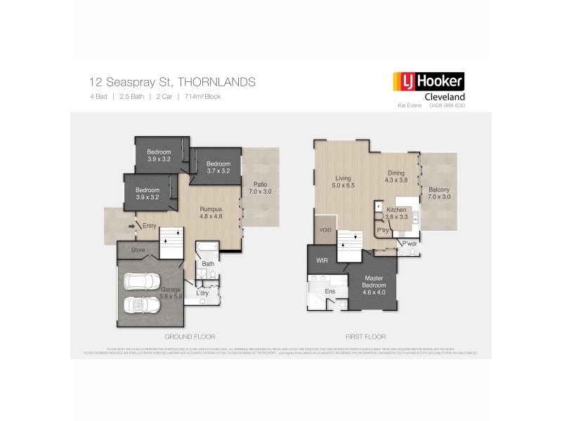 12 Seaspray Street, Thornlands QLD 4164 Floorplan