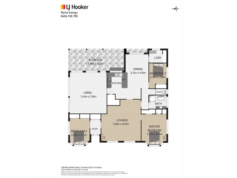 288 Bloomfield Street, Cleveland QLD 4163 Floorplan