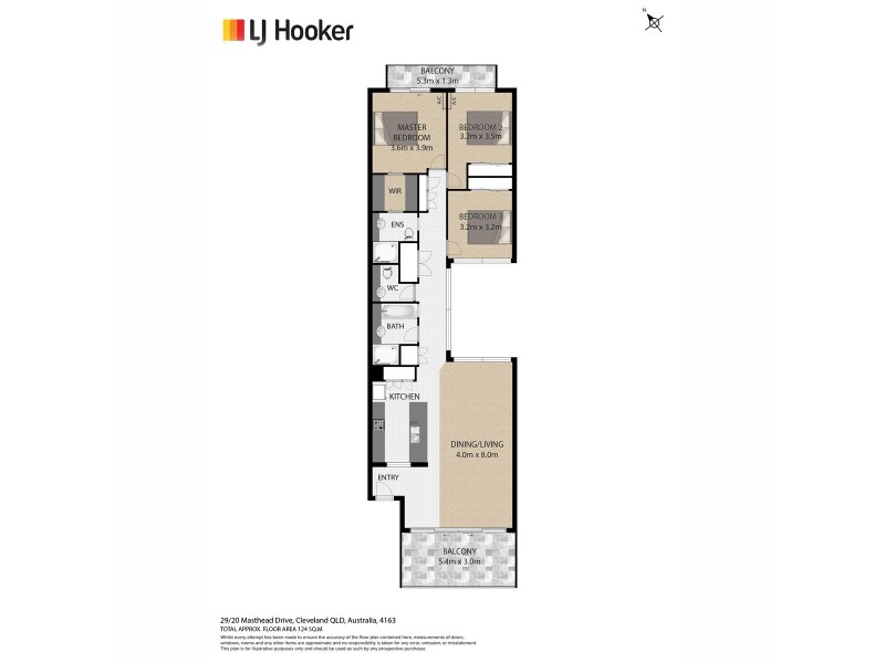 29/20 Masthead Drive, Cleveland QLD 4163 Floorplan