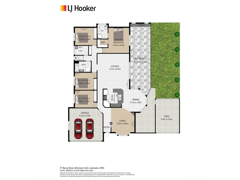 77 Byng Road, Birkdale QLD 4159 Floorplan