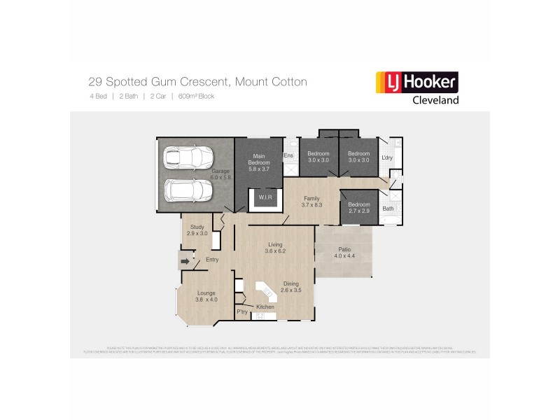 29 Spotted Gum Crescent, Mount Cotton QLD 4165 Floorplan