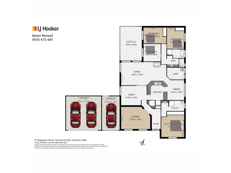 17 Ziegenfusz Road, Thornlands QLD 4164 Floorplan