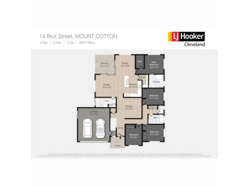 14 Brut Street, Mount Cotton QLD 4165 Floorplan