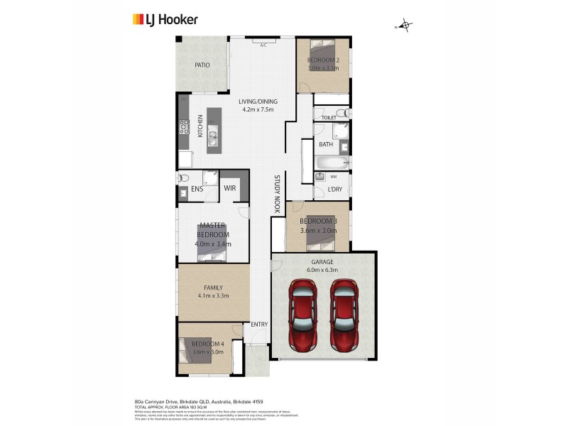 80A Carinyan Drive, Birkdale QLD 4159 Floorplan