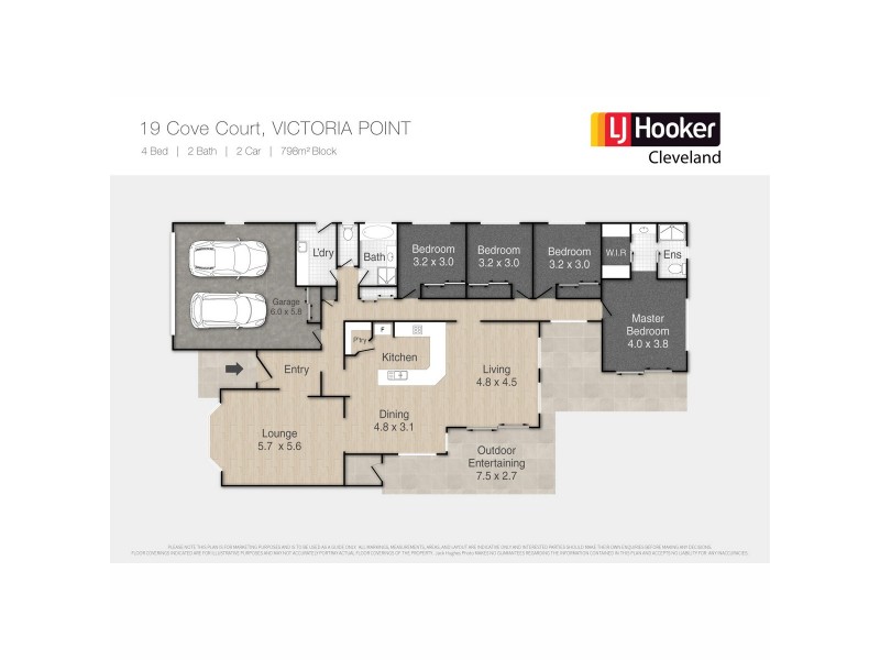 19 Cove Court, Victoria Point QLD 4165 Floorplan