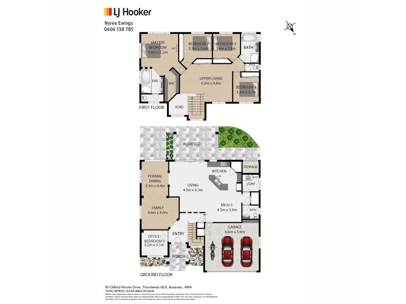61 Clifford Perske Drive, Thornlands QLD 4164 Floorplan