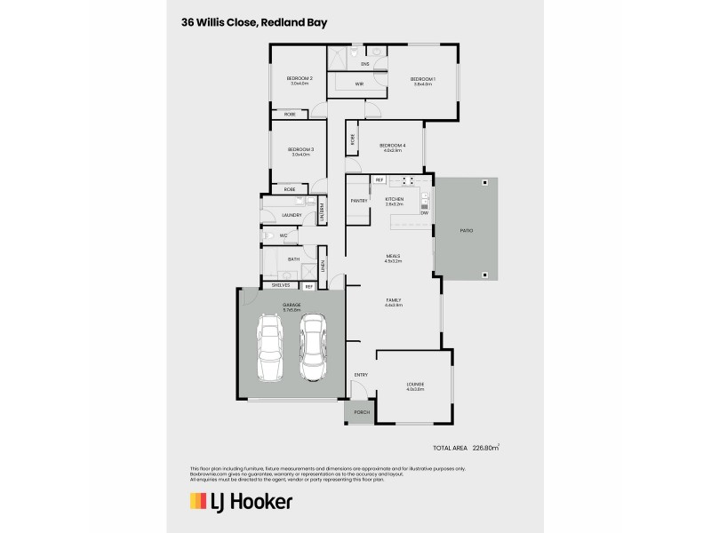 36 Willis Close, Redland Bay QLD 4165 Floorplan