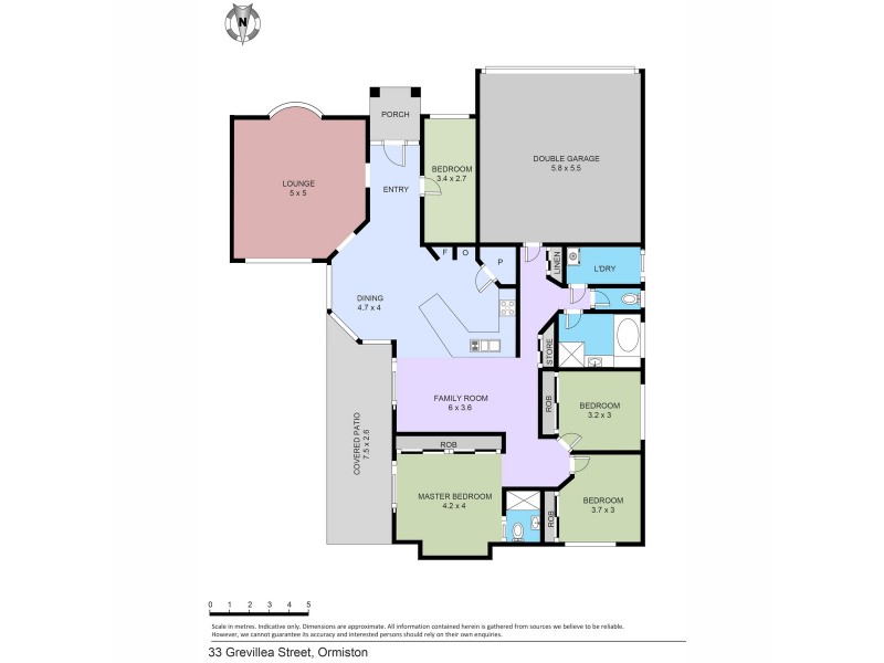 33 Grevillea Street, Ormiston QLD 4160 Floorplan