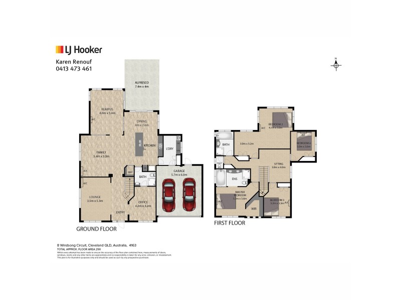 8 Windsong Circuit, Cleveland QLD 4163 Floorplan