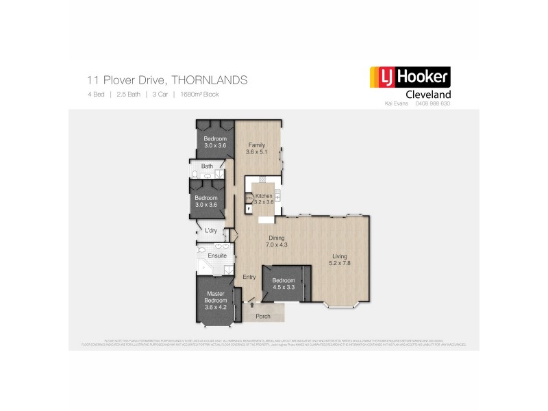 11 Plover Drive, Thornlands QLD 4164 Floorplan