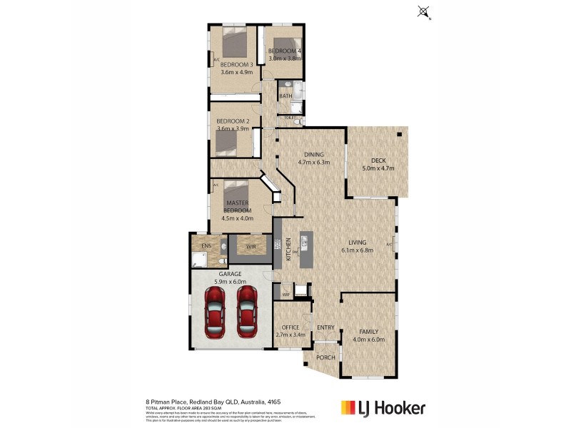 8 Pitman Place, Redland Bay QLD 4165 Floorplan