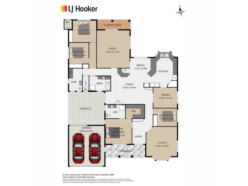 13 Carl Jung Court, Victoria Point QLD 4165 Floorplan