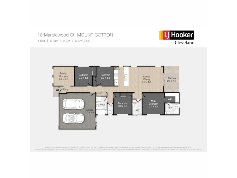 10 Marblewood Street, Mount Cotton QLD 4165 Floorplan