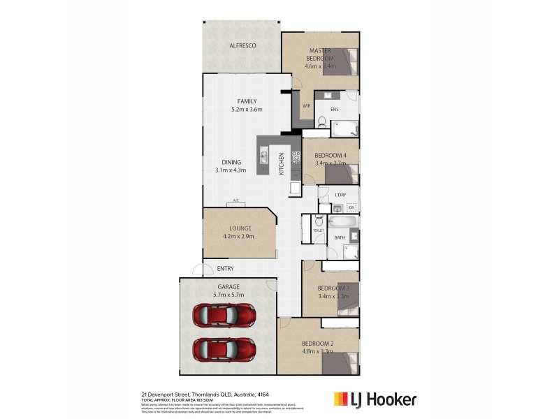 21 Davenport Street, Thornlands QLD 4164 Floorplan