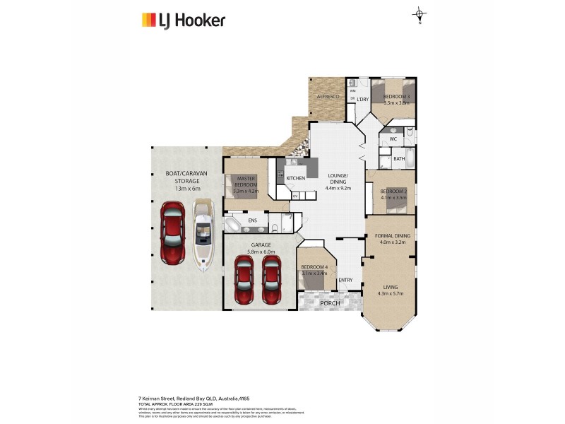 7 Keirnan Street, Redland Bay QLD 4165 Floorplan