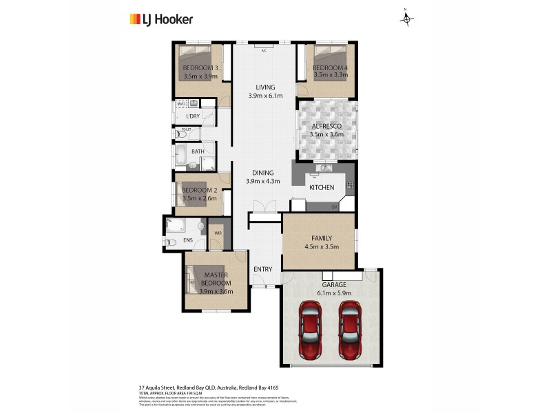 37 Aquila Street, Redland Bay QLD 4165 Floorplan