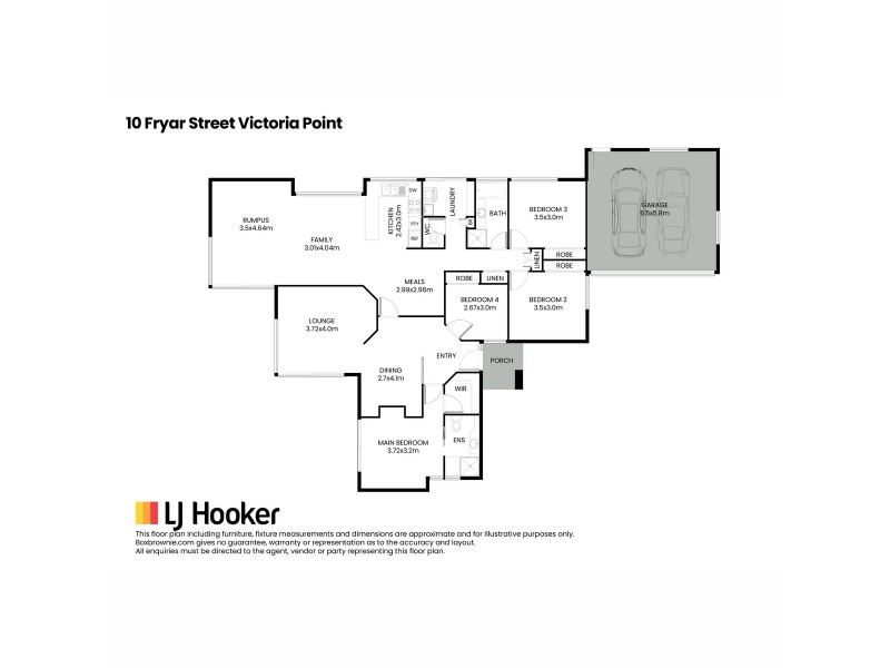 10 Fryar Street, Victoria Point QLD 4165 Floorplan