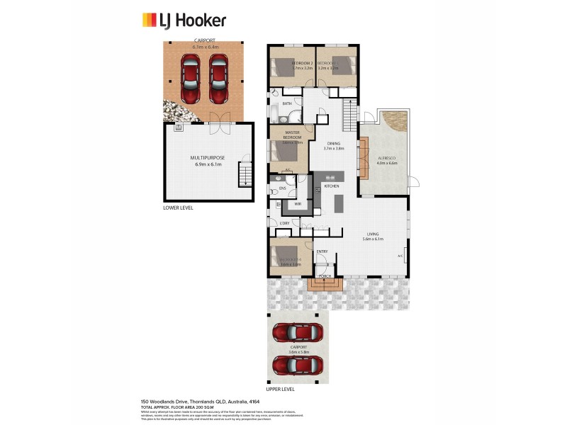 350 Woodlands Drive, Thornlands QLD 4164 Floorplan