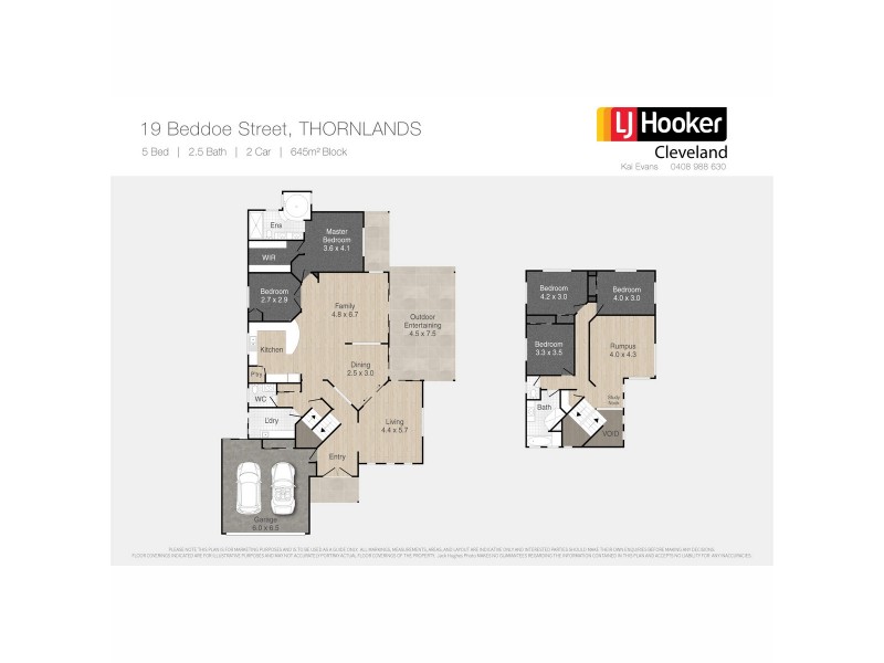 19 Beddoe Street, Thornlands QLD 4164 Floorplan