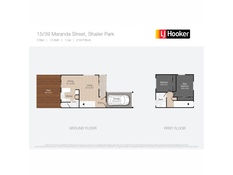 15/39 Maranda Street, Shailer Park QLD 4128 Floorplan