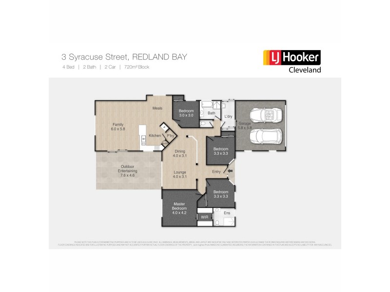 3 Syracuse Street, Redland Bay QLD 4165 Floorplan