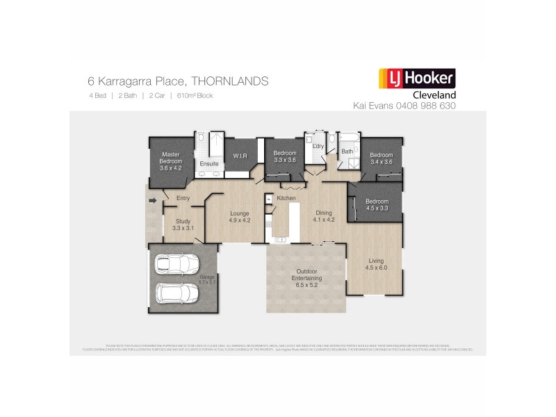 6 Karragarra Place, Thornlands QLD 4164 Floorplan