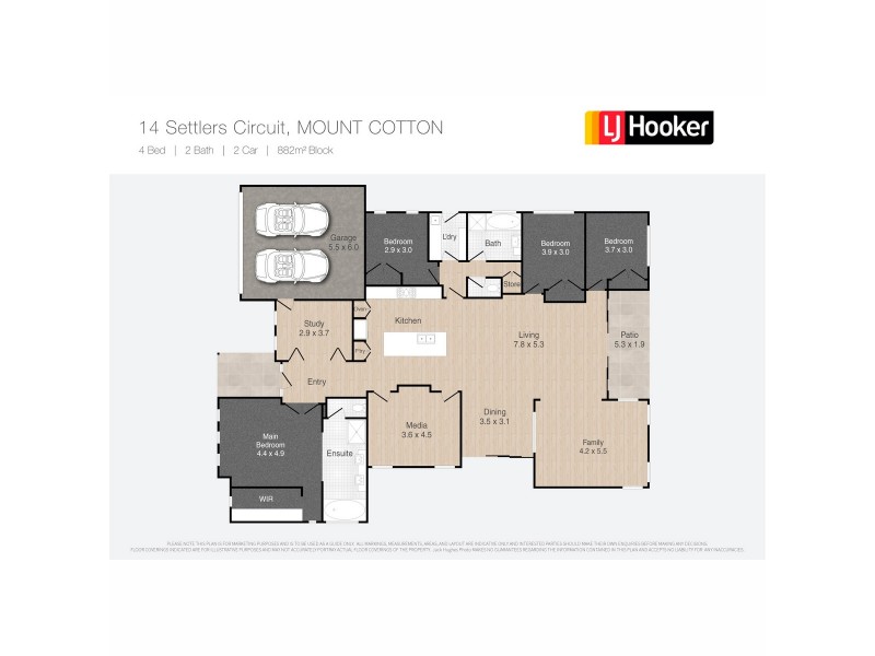 14 Settlers Circuit, Mount Cotton QLD 4165 Floorplan