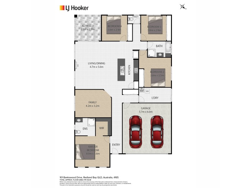 101 Bankswood Drive, Redland Bay QLD 4165 Floorplan