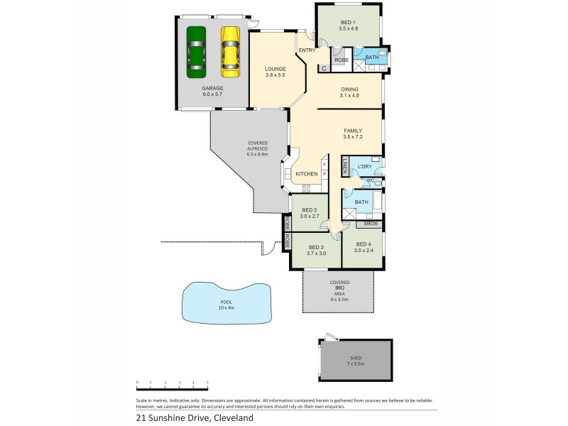 21 Sunshine Drive, Cleveland QLD 4163 Floorplan
